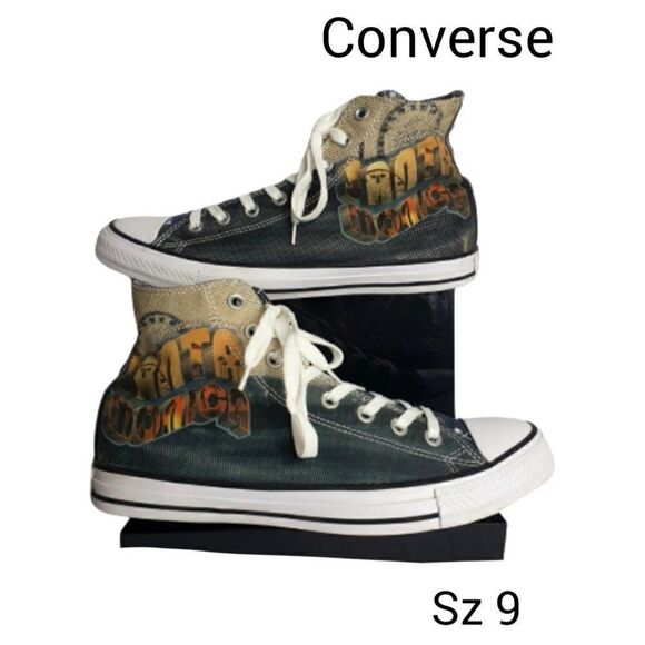 Converse Chuck Taylor All Star Santa Monica Pier High Top Sneakers 9 NWOT - Picture 1 of 9